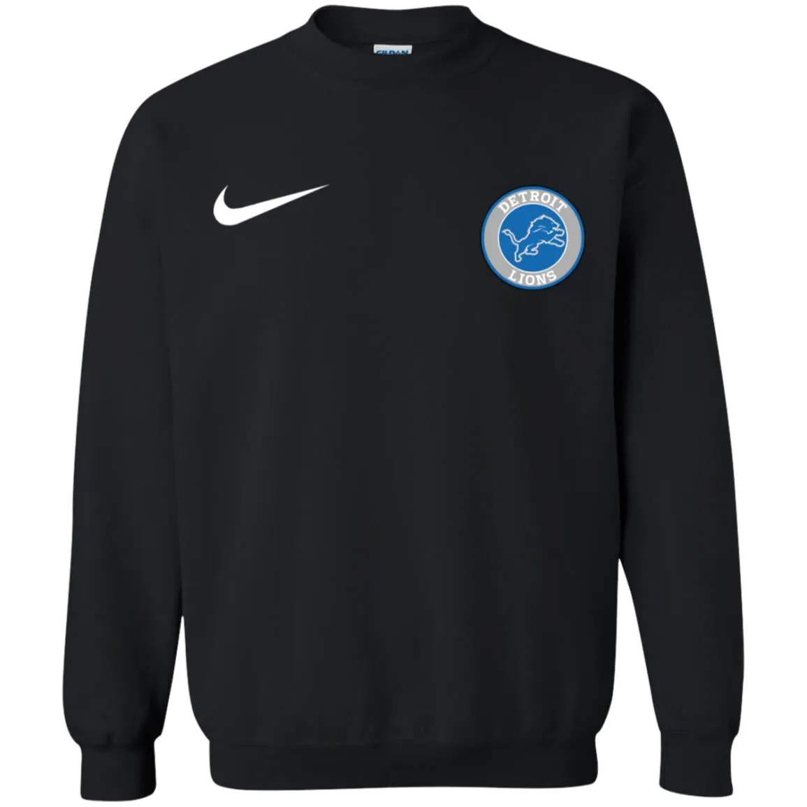Nike Destroit Lions Nfl Football Unisex Crewneck Pullover Sweatshirt