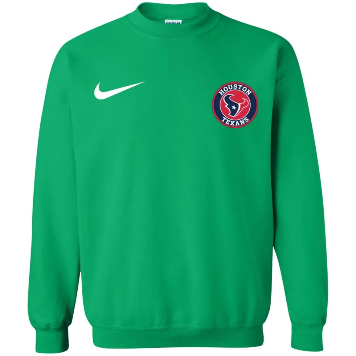 Nike Houston Texans Nfl Football Unisex Crewneck Pullover Sweatshirt