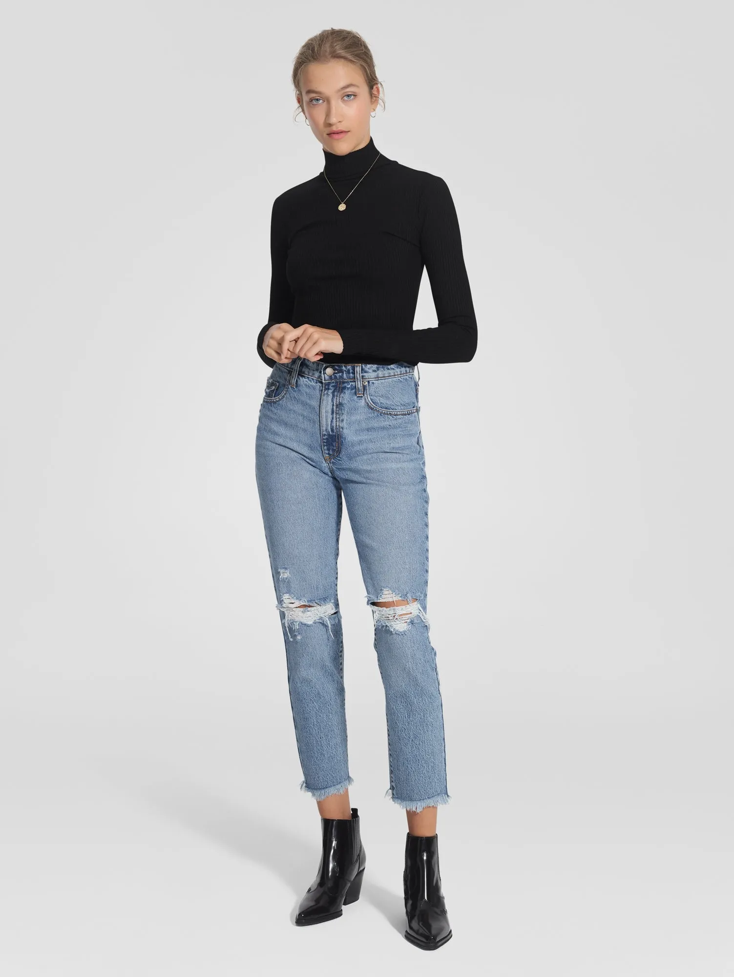 Nobody Denim Bessette Slim Jean in Success