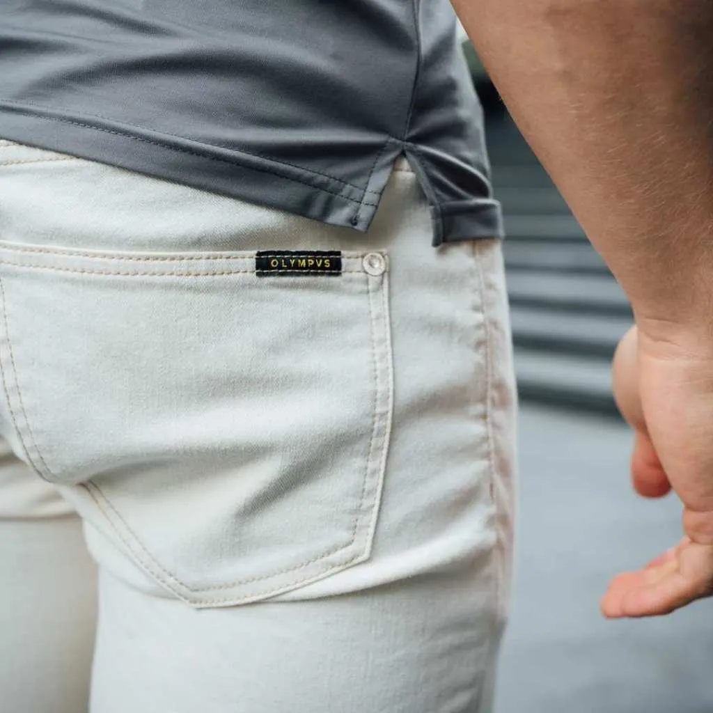 Olympvs Hyper Stretch Jeans - Ecru