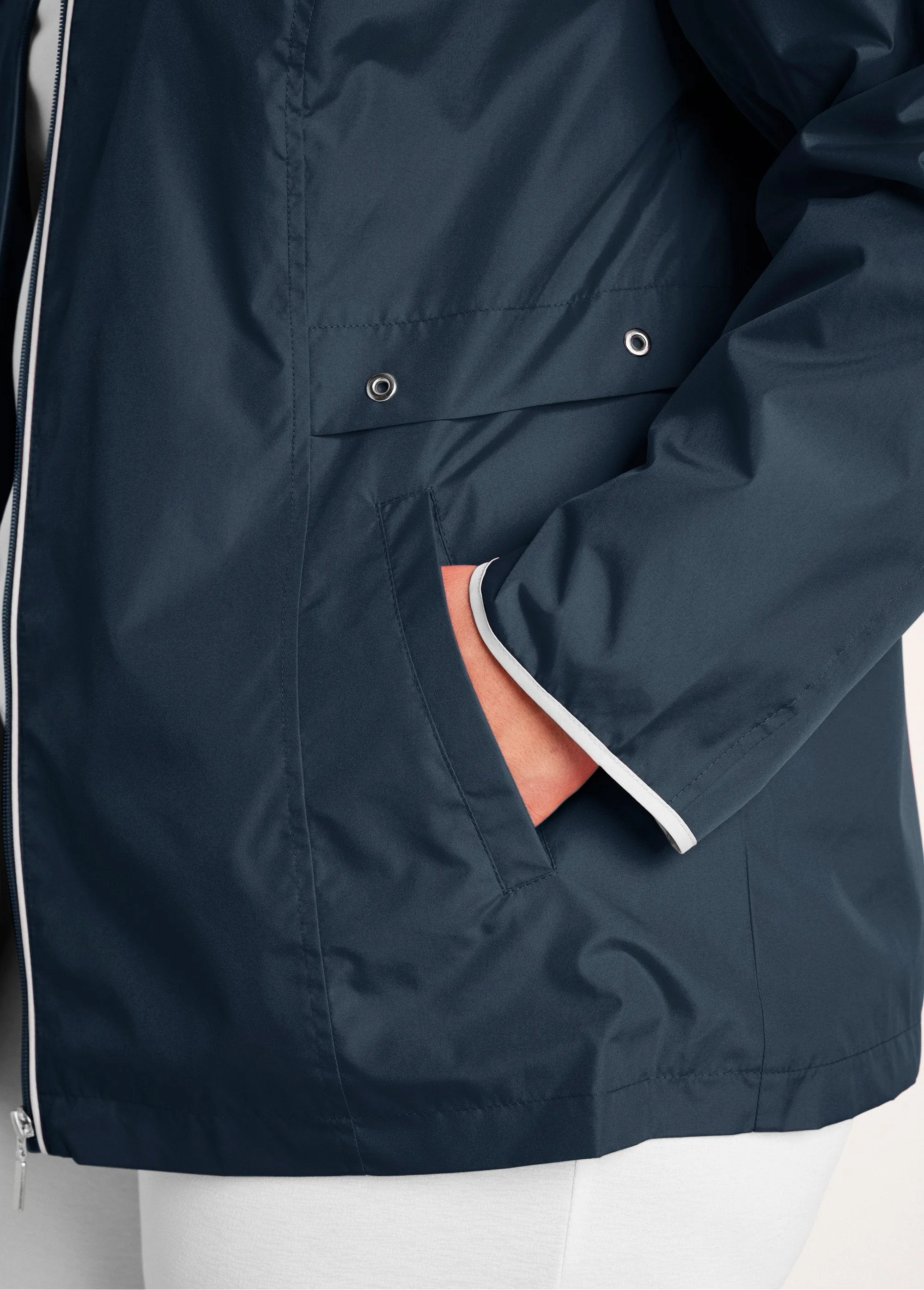 Parka courte zippée