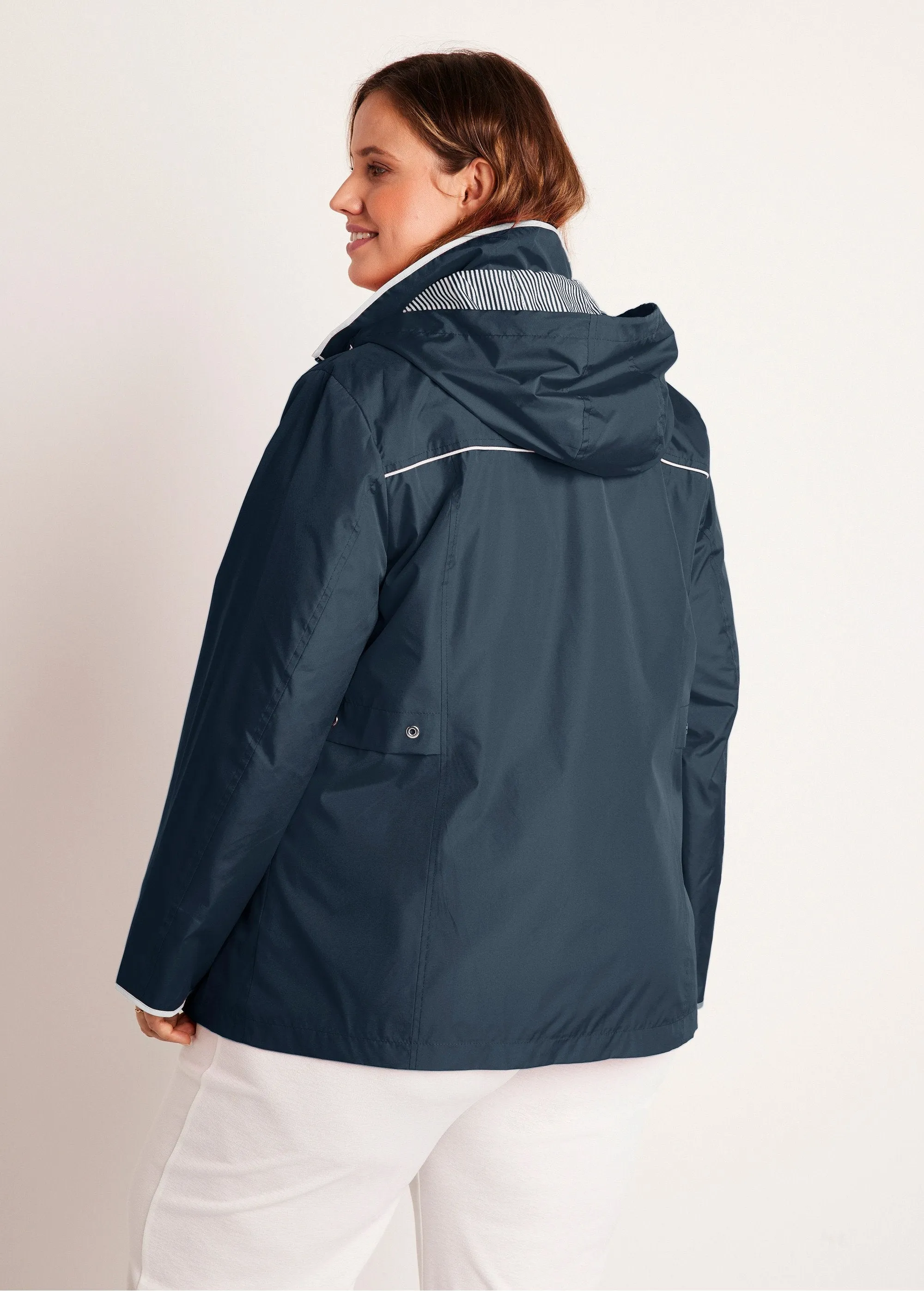 Parka courte zippée
