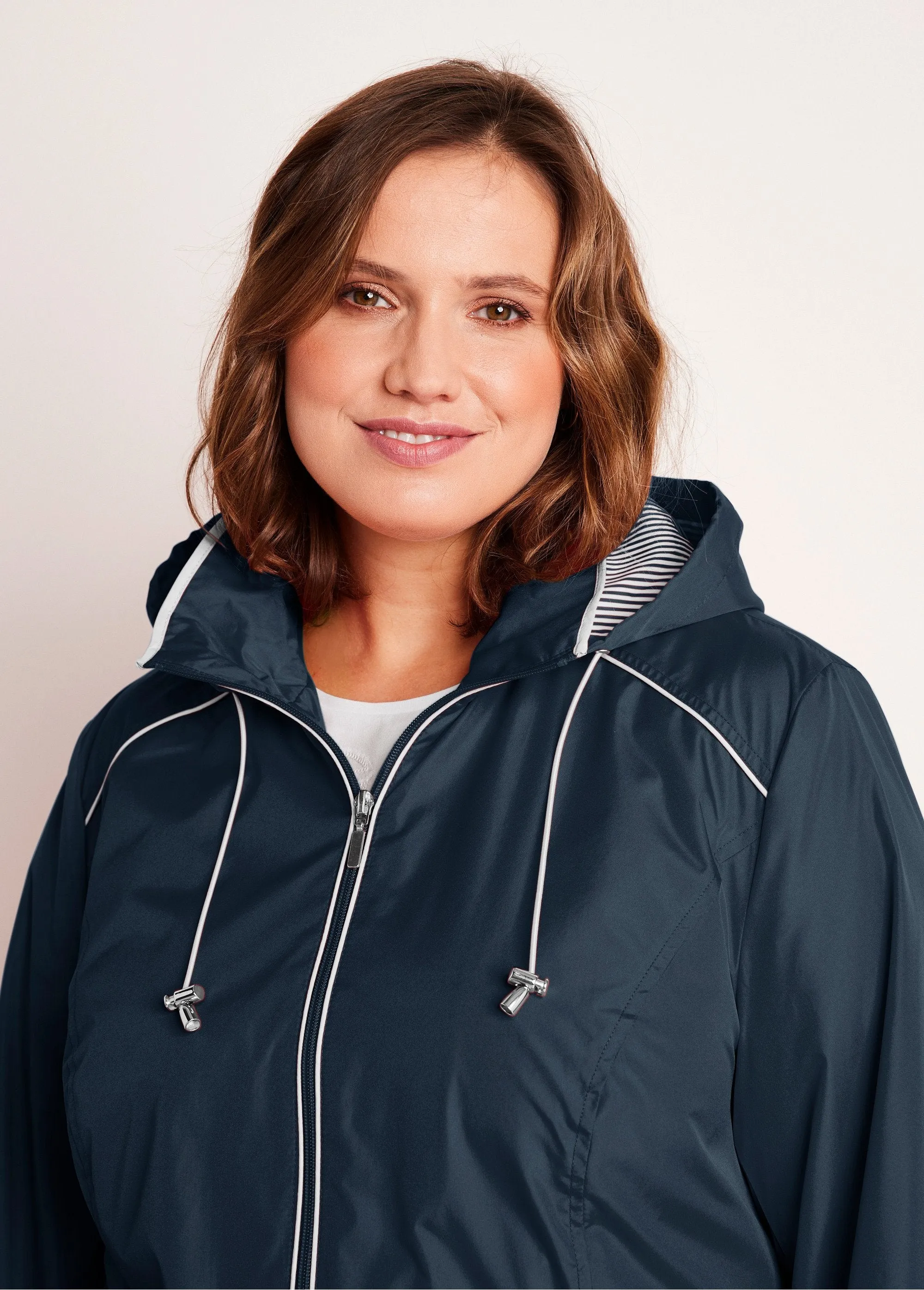Parka courte zippée