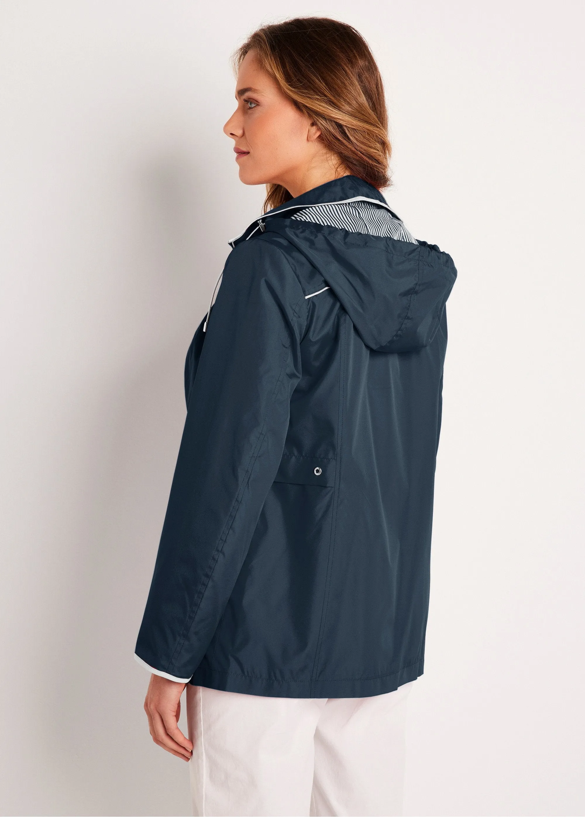 Parka courte zippée