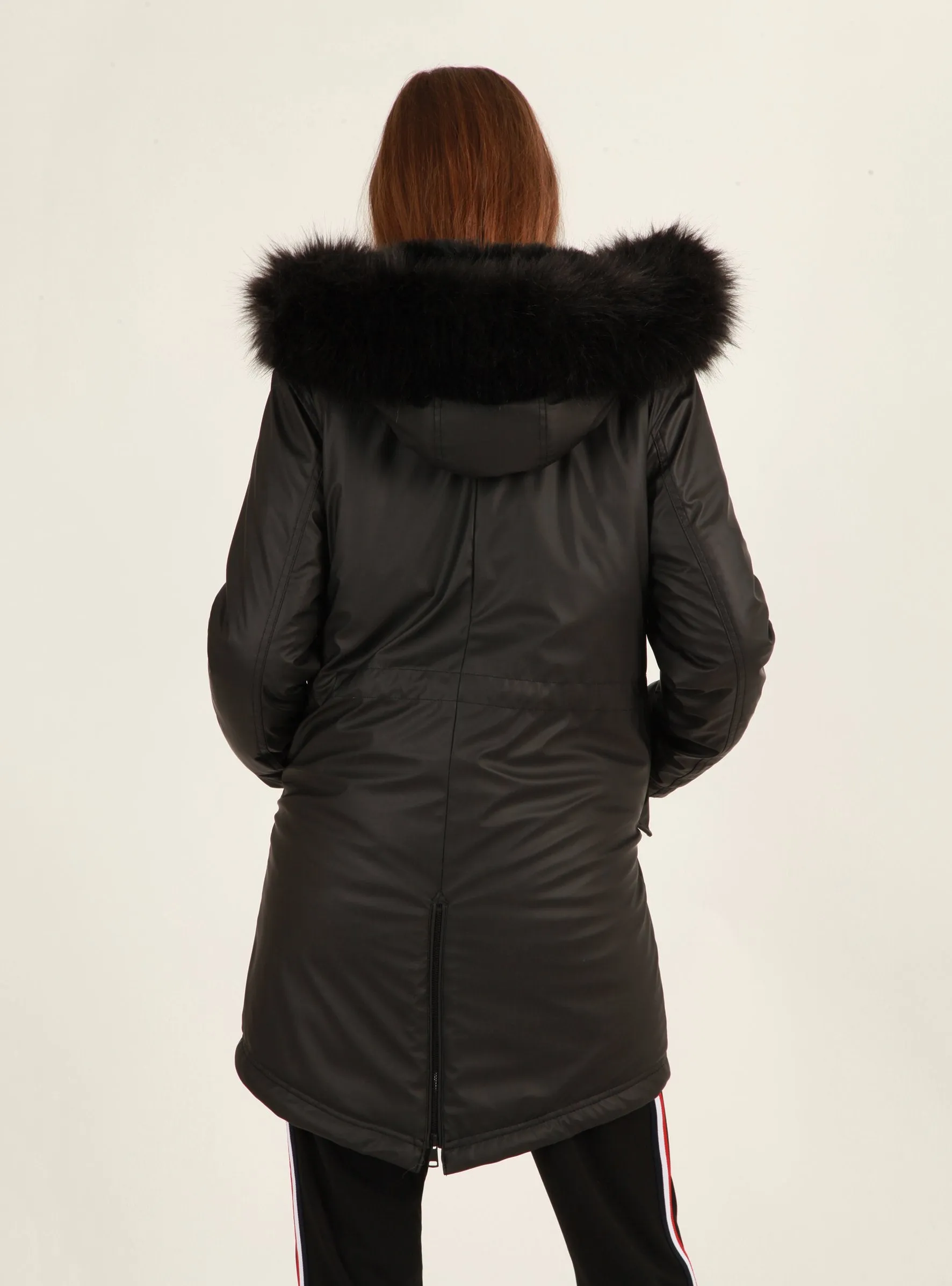 PARKA | Parka aus beschichtetem Stoff