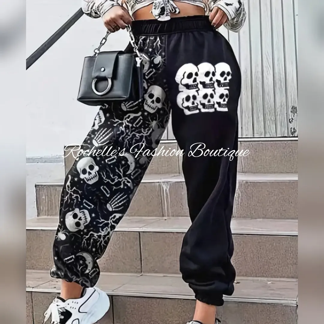 Pink Two Tone Jogging Joggers
