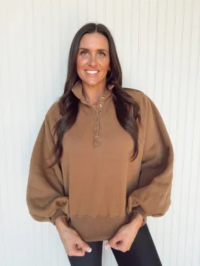 Piper Snap Button Collared Sweater