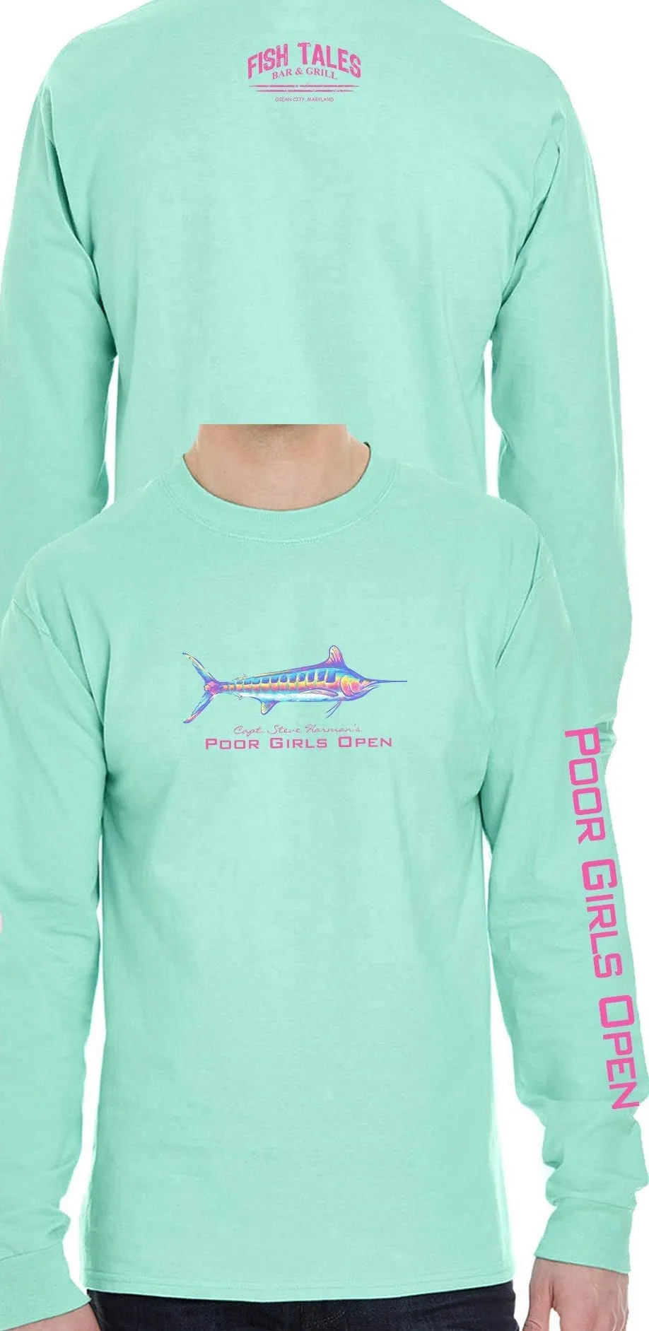 Poor Girls Open COTTON Marlin Long Sleeve