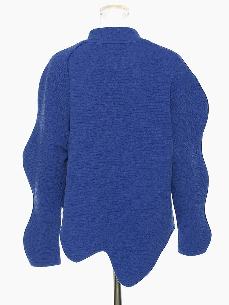 Pre Order:  Wavy Edge Long Sleeve Sweater