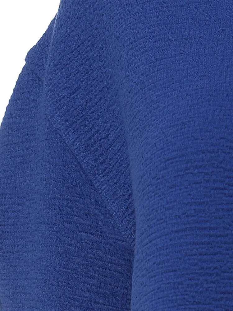 Pre Order:  Wavy Edge Long Sleeve Sweater