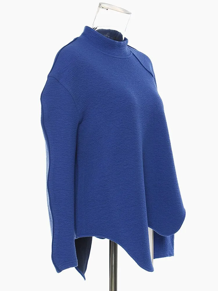 Pre Order:  Wavy Edge Long Sleeve Sweater