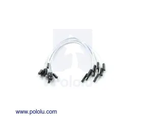 Premium Jumper Wire 10-Pack M-M 6" White