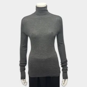 Raey Women's Grey wool Merino turtleneck