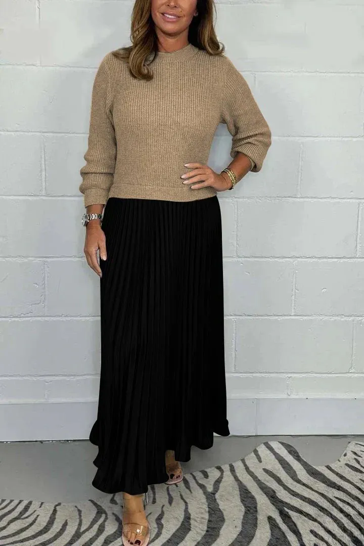 Rosa | Elegant 2-in-1 Sweater Dress