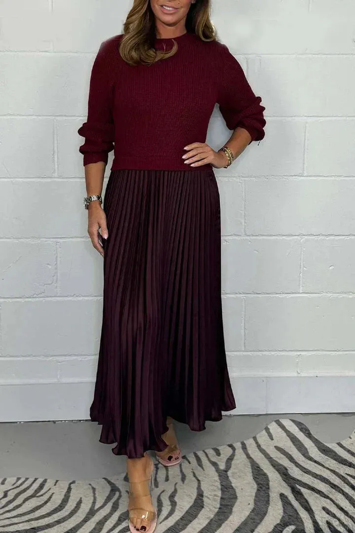 Rosa | Elegant 2-in-1 Sweater Dress