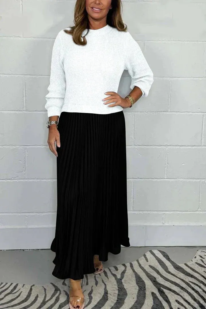 Rosa | Elegant 2-in-1 Sweater Dress