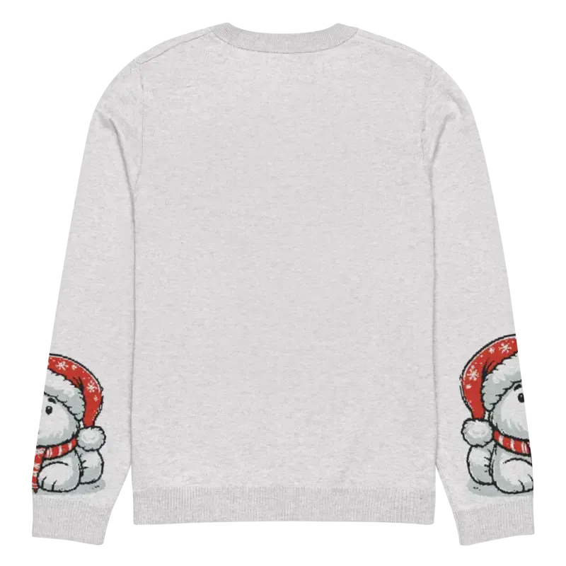 Santa Hat Knitted Crew Neck Sweater