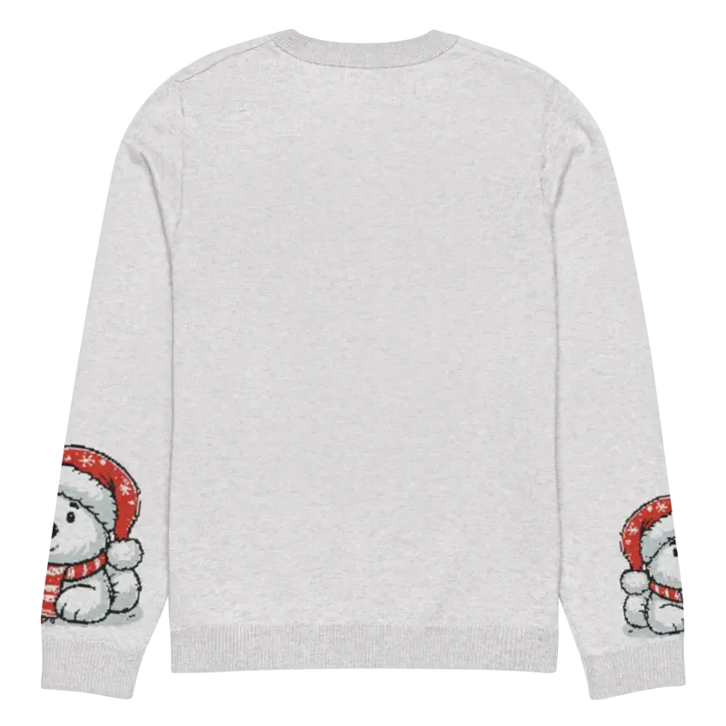 Santa Hat Knitted Crew Neck Sweater