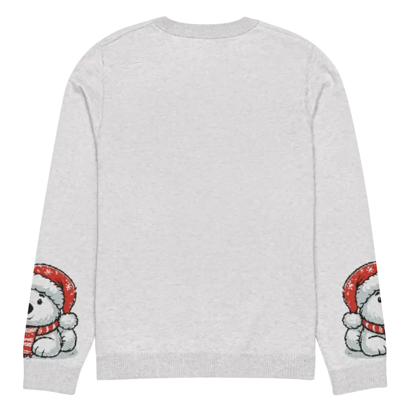 Santa Hat Knitted Crew Neck Sweater