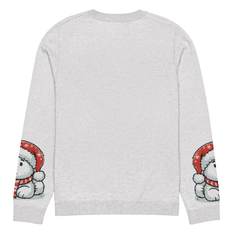 Santa Hat Knitted Crew Neck Sweater