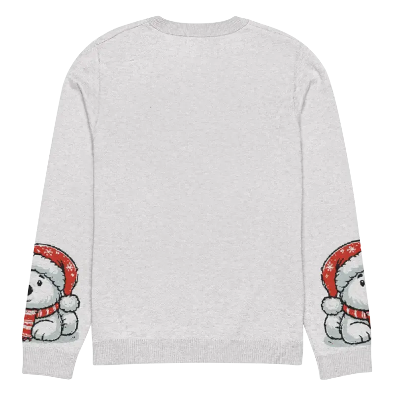 Santa Hat Knitted Crew Neck Sweater