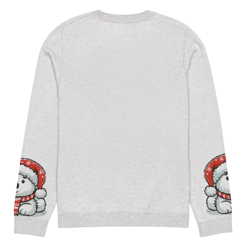 Santa Hat Knitted Crew Neck Sweater