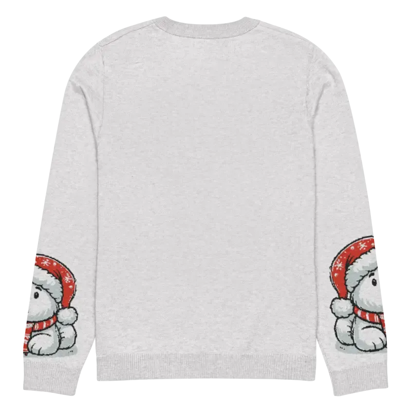 Santa Hat Knitted Crew Neck Sweater
