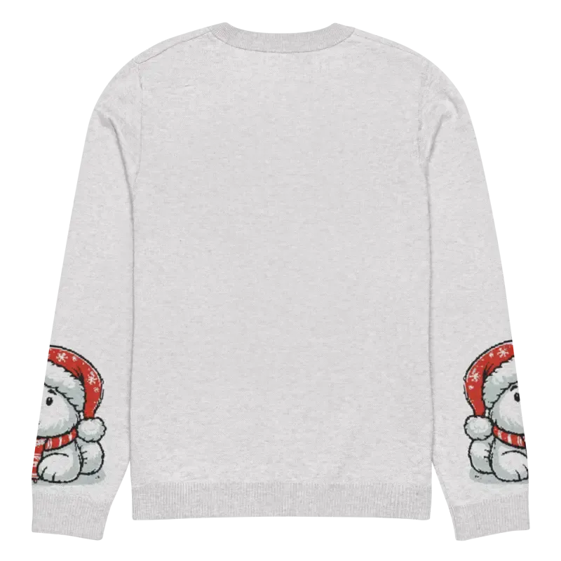 Santa Hat Knitted Crew Neck Sweater