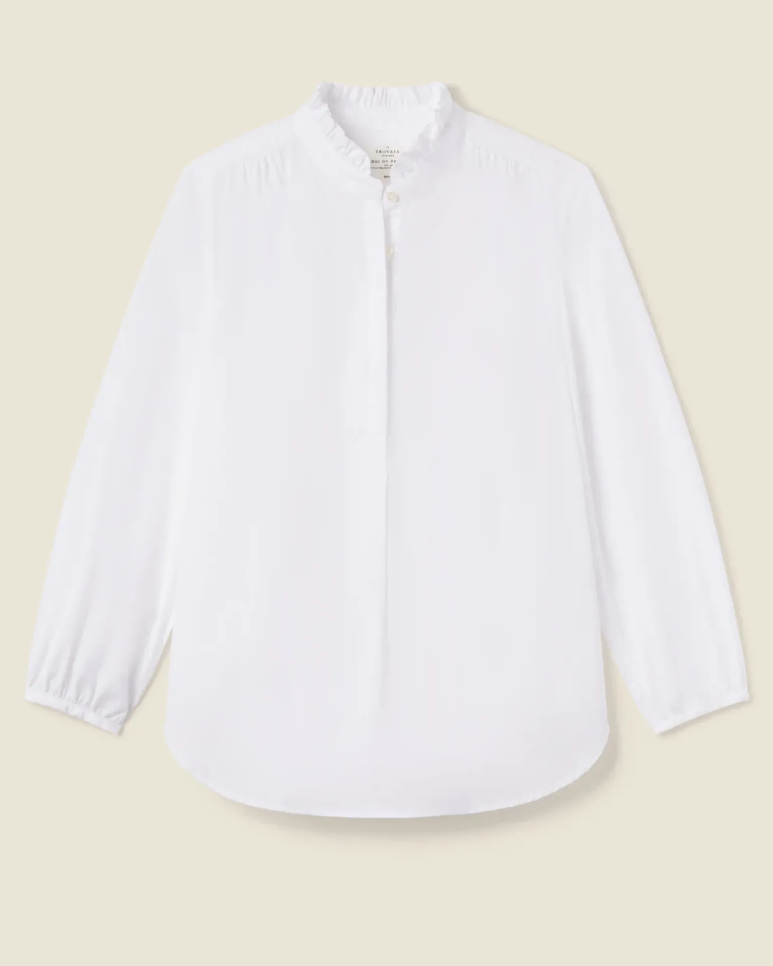 Sara B Henley Shirt in White