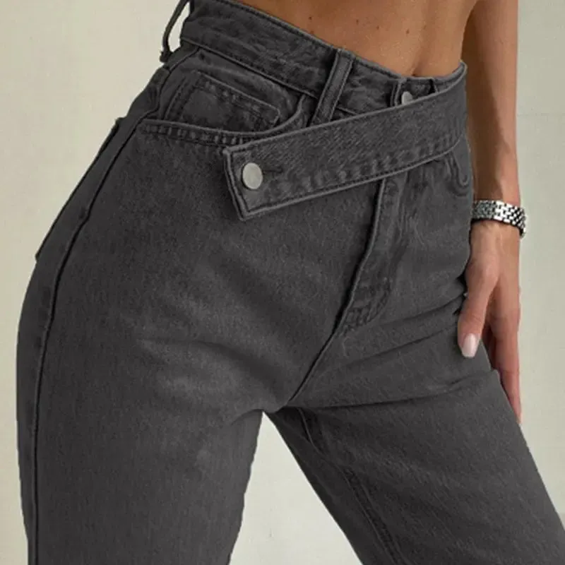 Sasha Straight Leg High Waist Jeans