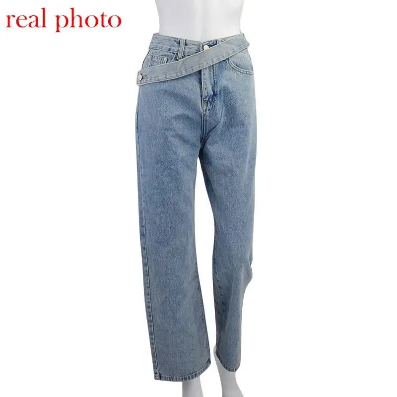 Sasha Straight Leg High Waist Jeans