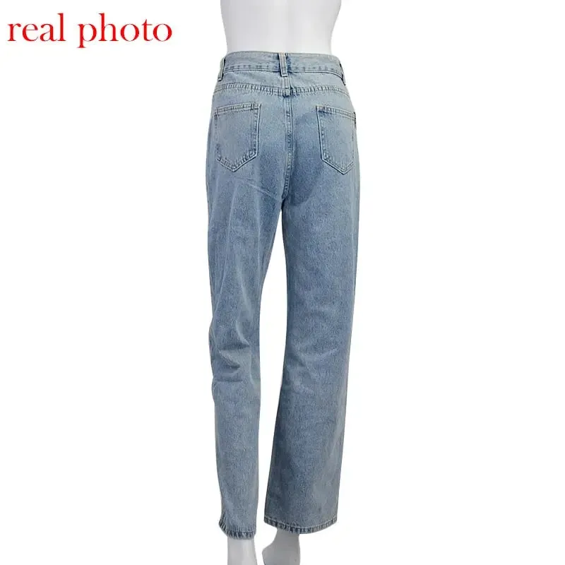 Sasha Straight Leg High Waist Jeans