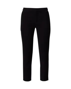 Satin-Back Crepe Pants