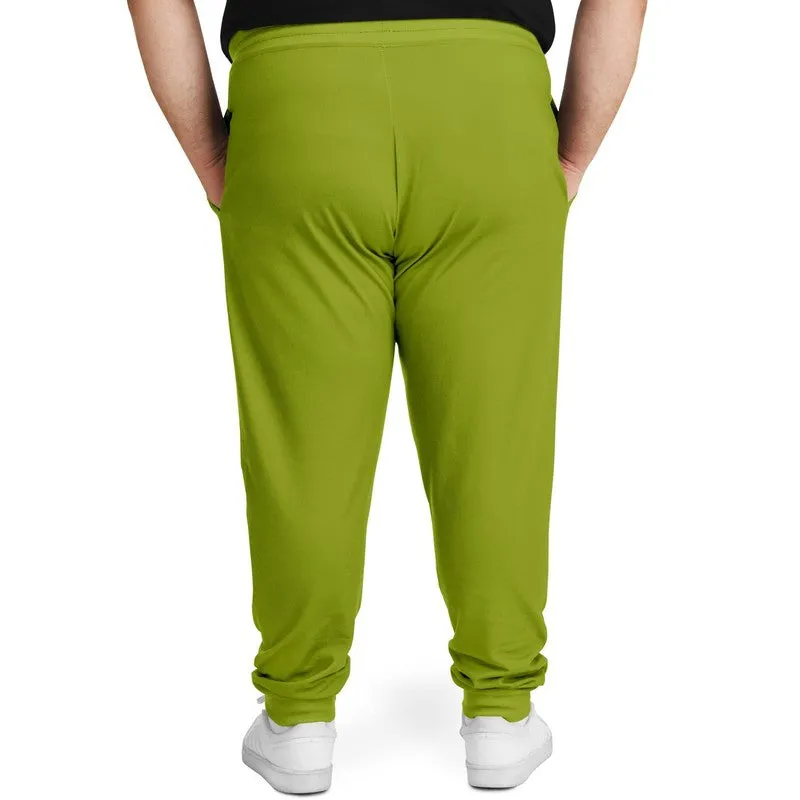 Shaded Warm Green Joggers | Unisex | with PLUS sizes | C25M0Y100K30