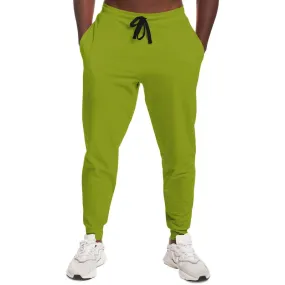 Shaded Warm Green Joggers | Unisex | with PLUS sizes | C25M0Y100K30