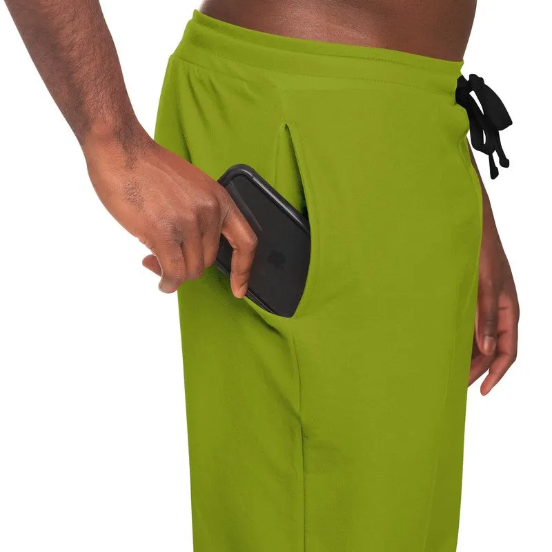 Shaded Warm Green Joggers | Unisex | with PLUS sizes | C25M0Y100K30