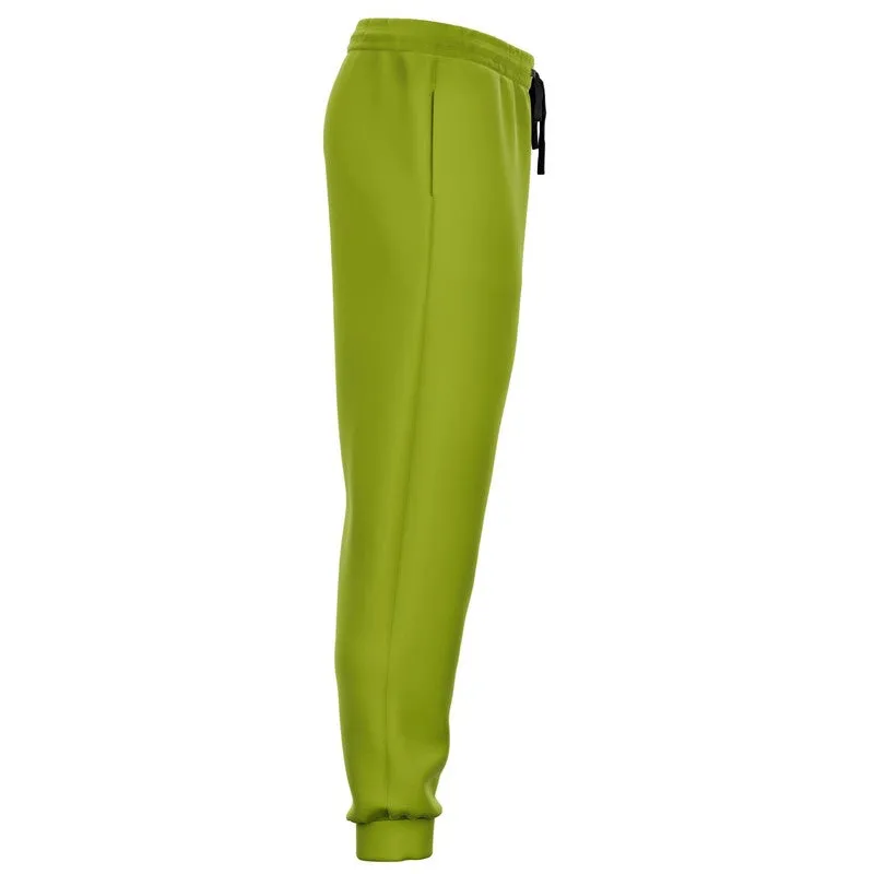 Shaded Warm Green Joggers | Unisex | with PLUS sizes | C25M0Y100K30