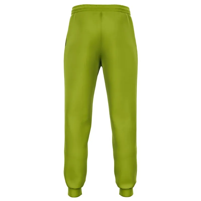 Shaded Warm Green Joggers | Unisex | with PLUS sizes | C25M0Y100K30