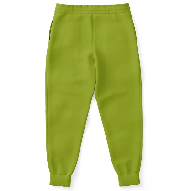 Shaded Warm Green Joggers | Unisex | with PLUS sizes | C25M0Y100K30