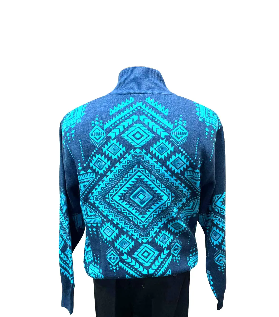 Silversilk Full Zipper Moc Sweater