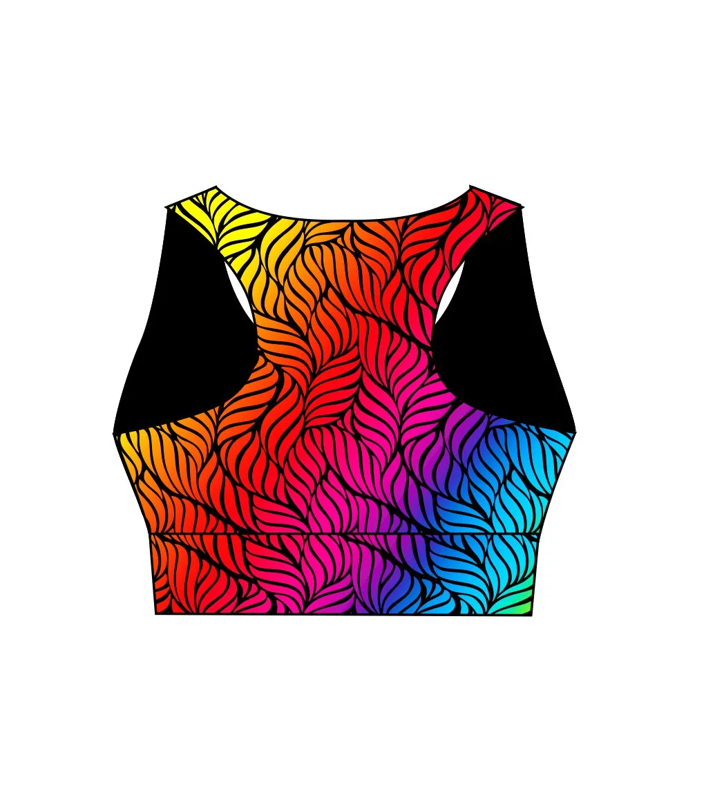 Spectrum Ladies Active Crop Top