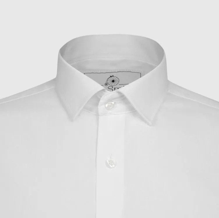 Standard Collar White Shirt by LA Smith