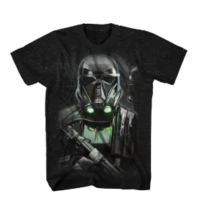 Star Wars Rogue One Death Trooper Stare Adult T-Shirt