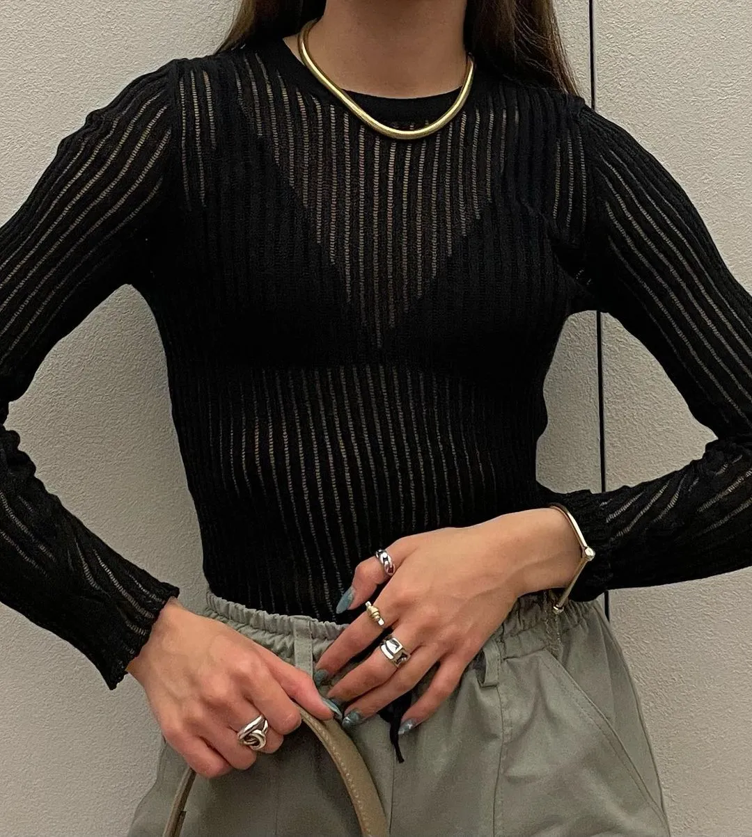 Stevie Skinny Long Sleeves T-Shirt