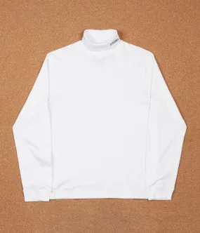 Stussy Turtleneck Long Sleeve T-Shirt - White