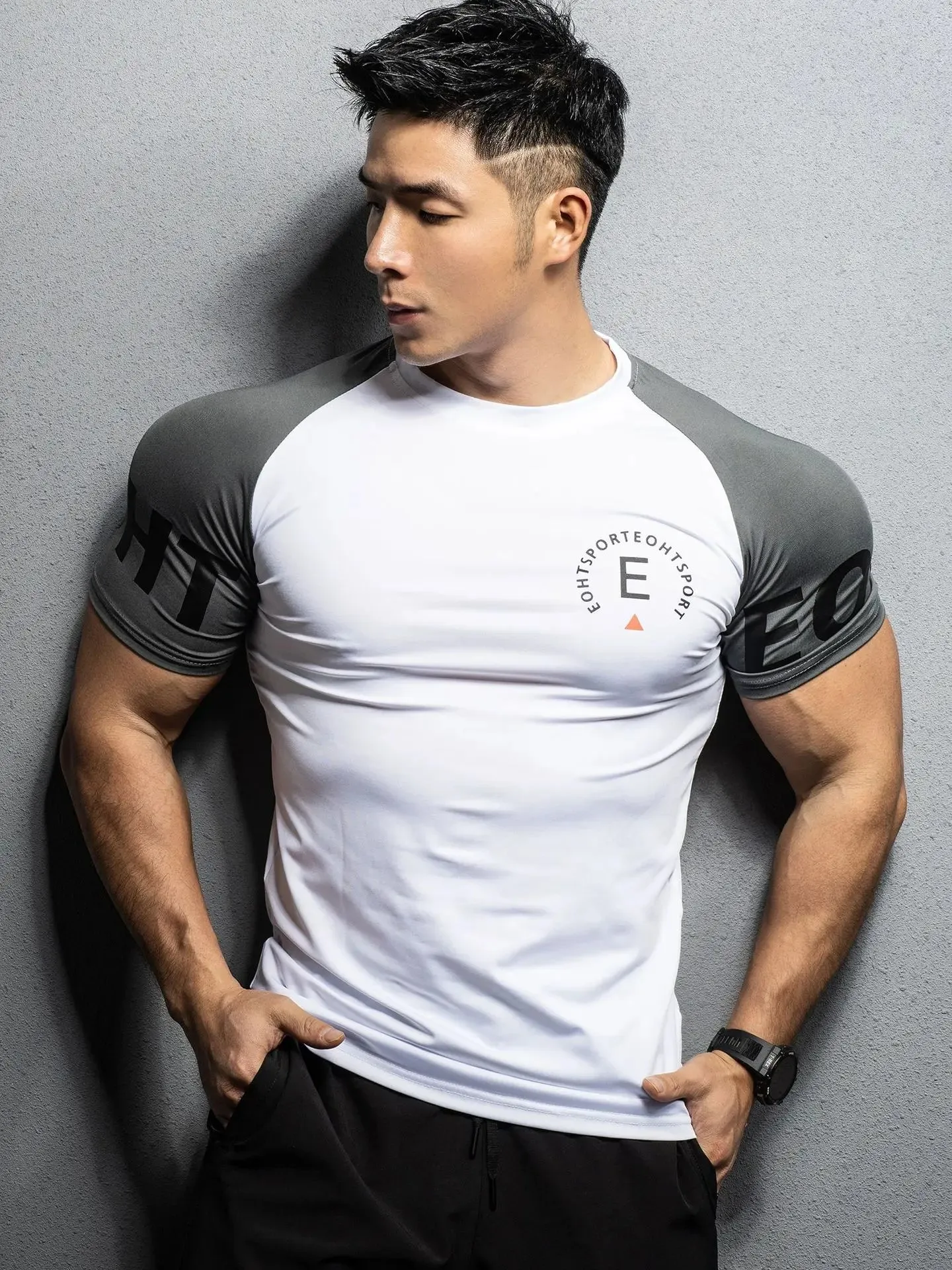 Summer Gym T shirt Men Bodybuilding Fitness quick-dry short sleeve t-shirt Training Tees fashion muscle tshirt man Clothing