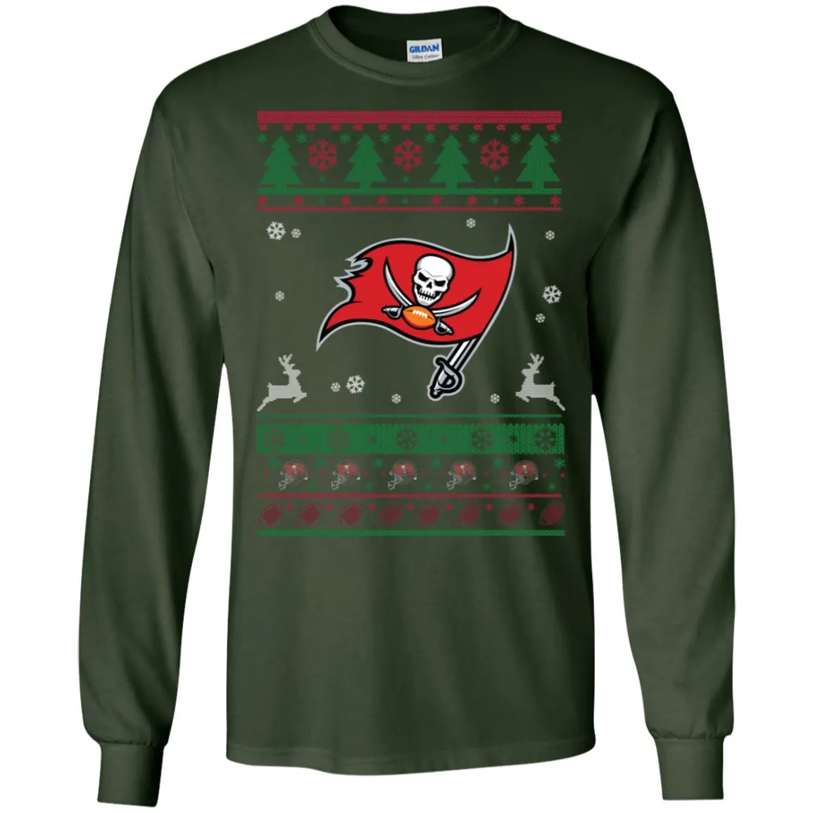 Tampa Bay Buccaneers Logo Football Teams Ugly Christmas Sweater Men Long SLeeve Shirt
