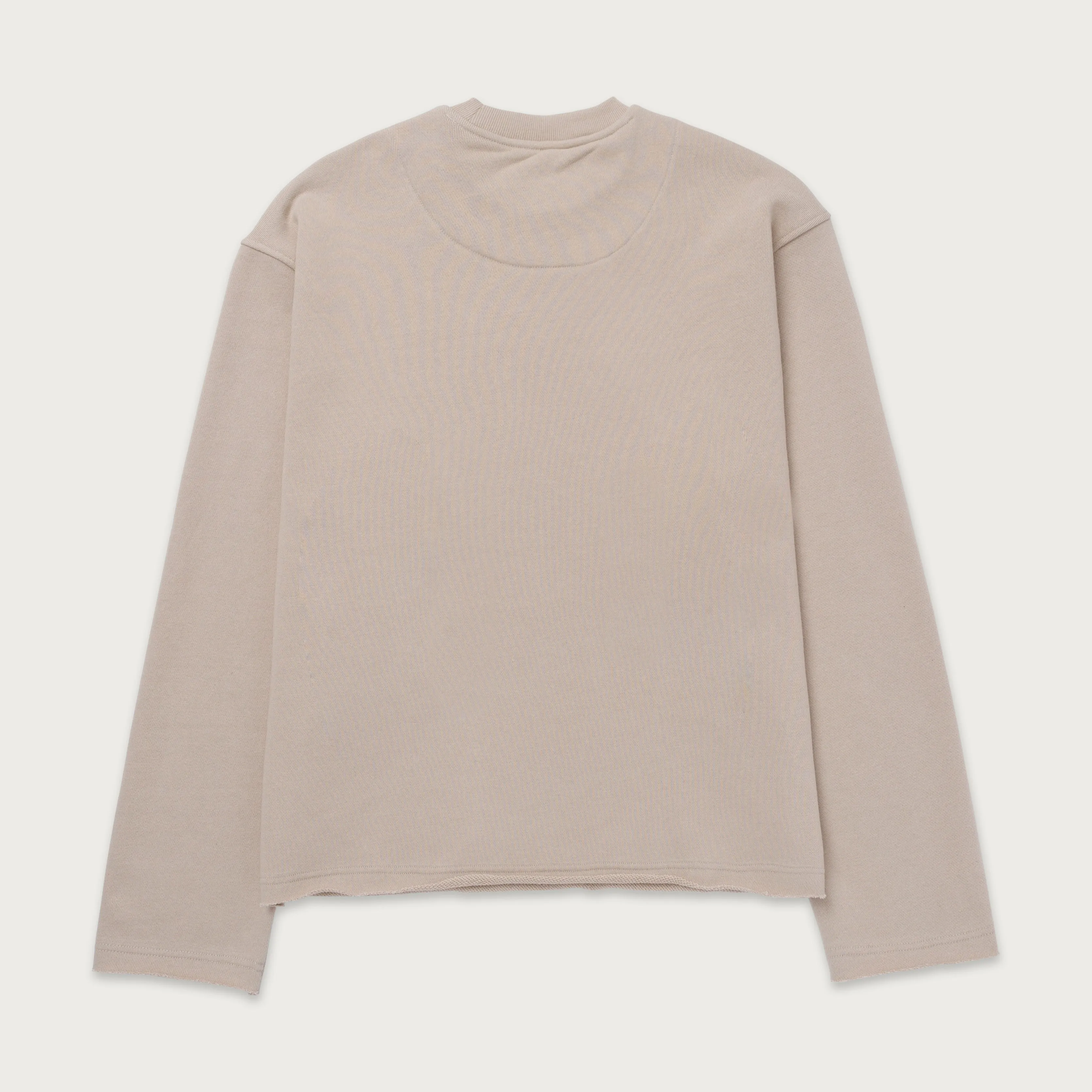 Terry Htg Crewneck - Stone