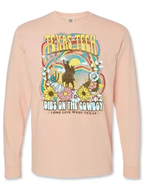 *Texas Tech "Dibs on the Cowboy" Long Sleeve T-Shirt