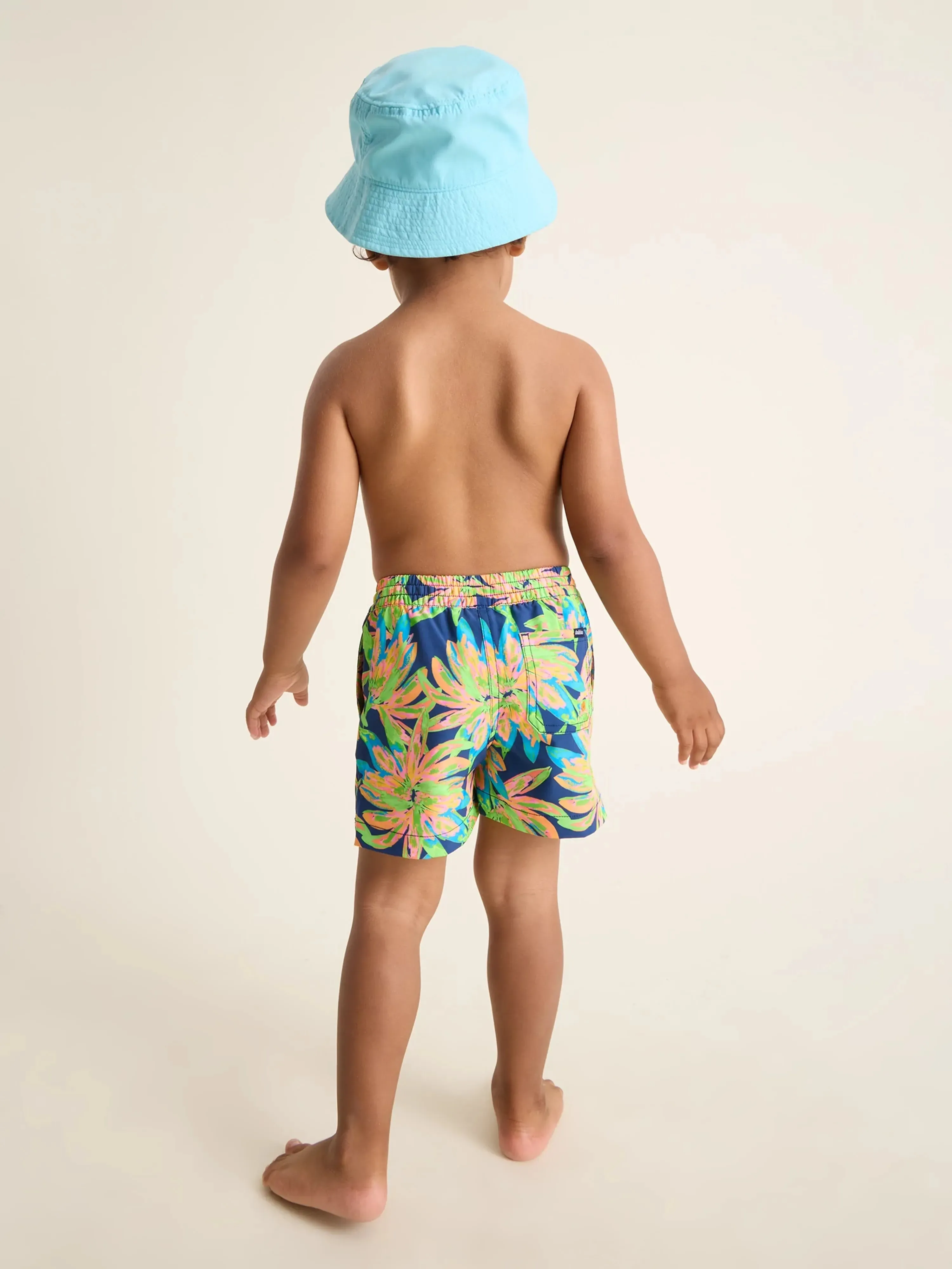 The Lil Ocean Flowers (Toddler Swim Trunk)